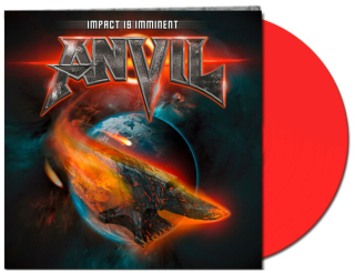 ANVIL - IMPACT IS IMMINENT / CLEAR RED VINYL